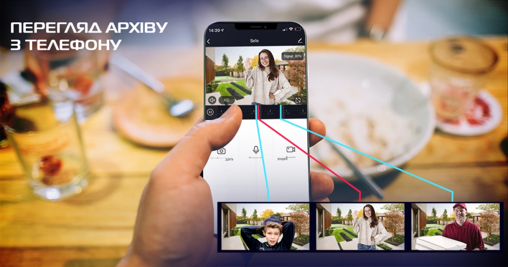 Комплект відеодомофона NeoLight NeoKit 7 WIFI
