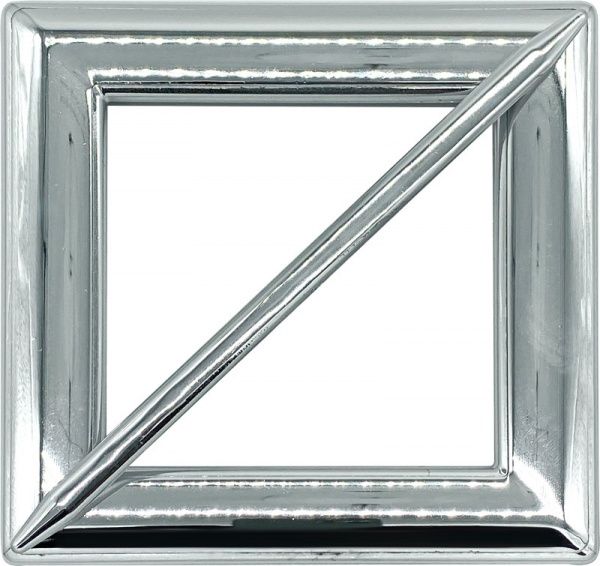 Декор Квадрат 150х150 мм срібло глянець V0001-2 MISLT