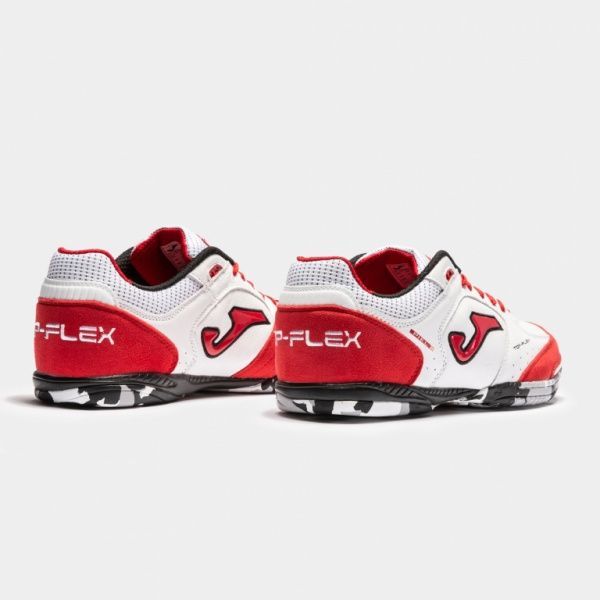 Бутсы Joma TOP FLEX 2022 WHITE-RED INDOOR TOPS.2022.IN р. EUR 40 бело-красный