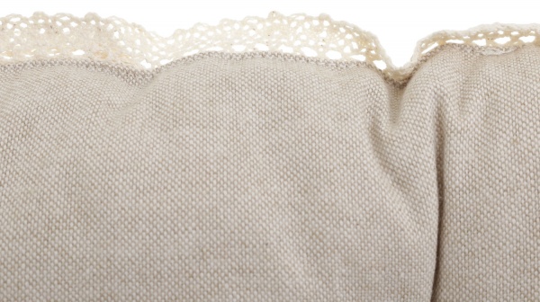 Подушка на стул Шале Натюрель с кружевом La Nuit