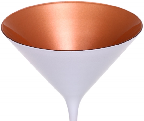 Бокал для мартини Olympic белый с бронзовым 240 мл 1 шт. Stoelzle 