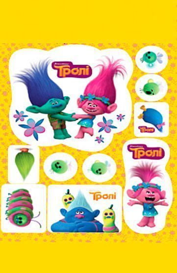 Книга-развивайка «Тролли» 9789669432001