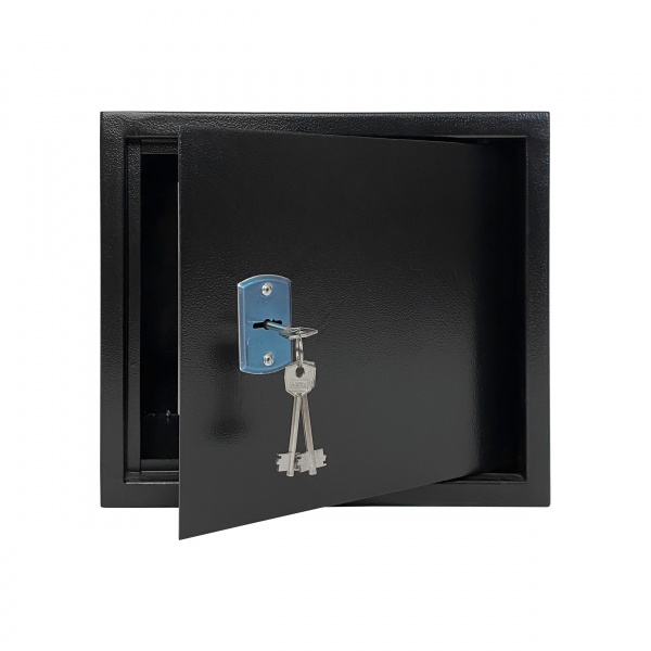 Сейф мебельный одностенный Metalzavod СМ-300 черный 