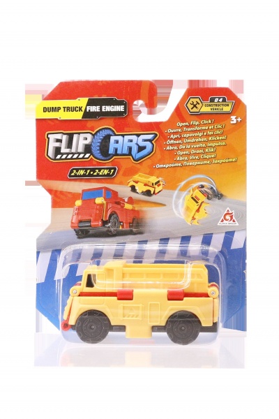 Машинка-трансформер Flip Cars Самоскид та пожежний автомобіль EU463875-07