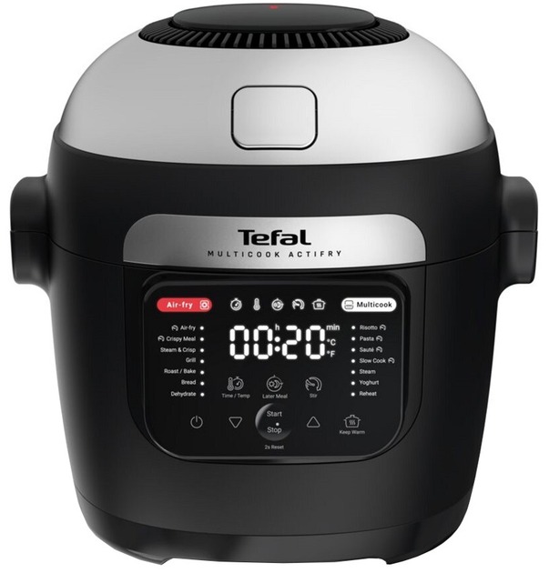 Мультиварка-мультипіч Tefal 2в1 MULTICOOK ACTIFRY MY741CF1