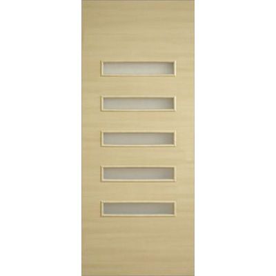 Дверь межкомнатная Аккорд 3 60 см дуб беленый со стеклом