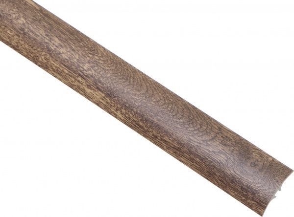 Поріжок алюмінієвий Броварской алюмінієвий завод гладкий приховане кріплення 40x1800 мм дуб рустикальний 