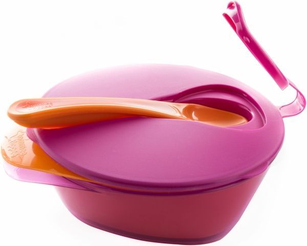 Набор тарелок Tommee Tippee с крышкой и ложкой 2 шт 43025461
