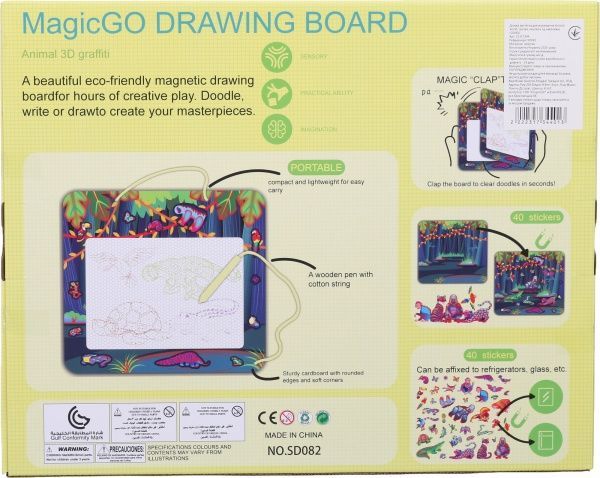 Дошка магнітна Shantou Animal world SD082