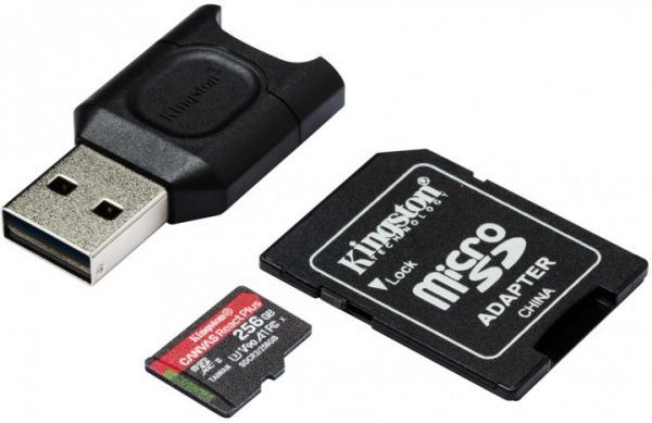 Карта пам'яті Kingston microSDXC 256 ГБ Class 10 (MLPMR2/256GB) 
