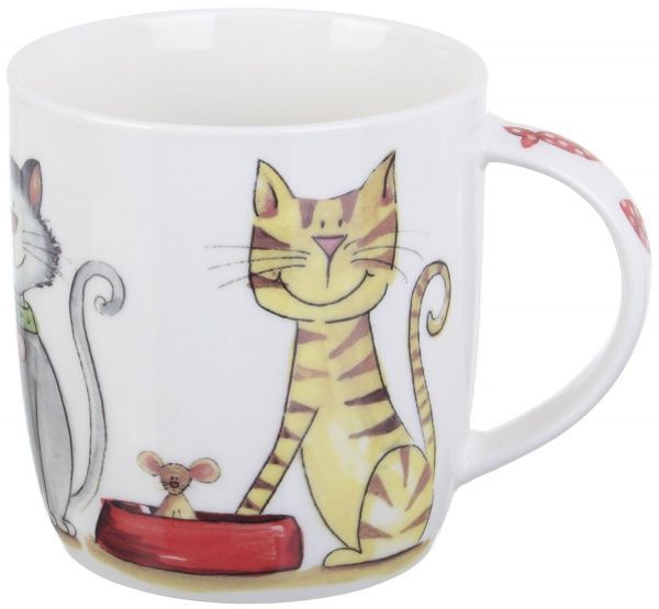 Набір чашок Pets 360 мл 4 шт колір у асортименті Fiora