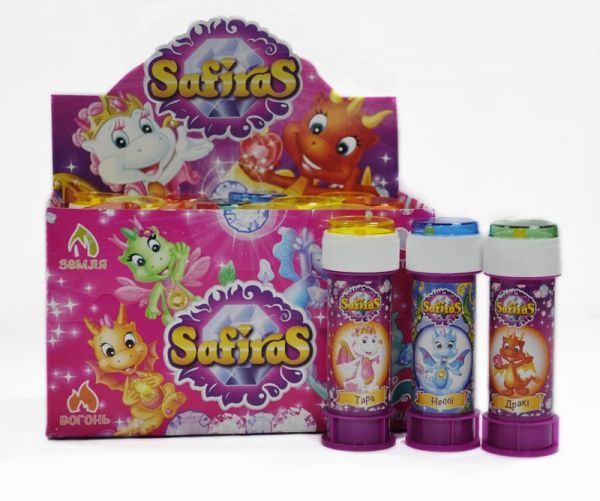Мыльные пузыри Simba Safiras 60 мл в ассортименте