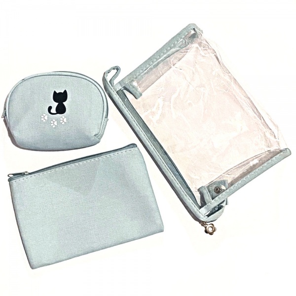 Косметичка голубой NK3-14MN-blu 