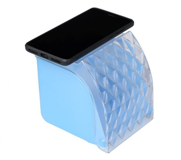 Держатель для туалетной бумаги VOLVER Crystal 10201BL