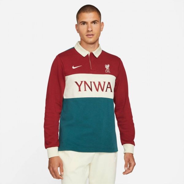 Футболка Nike LFC M NK SB DF TOP POLO DC9954-677 р. M бордовий