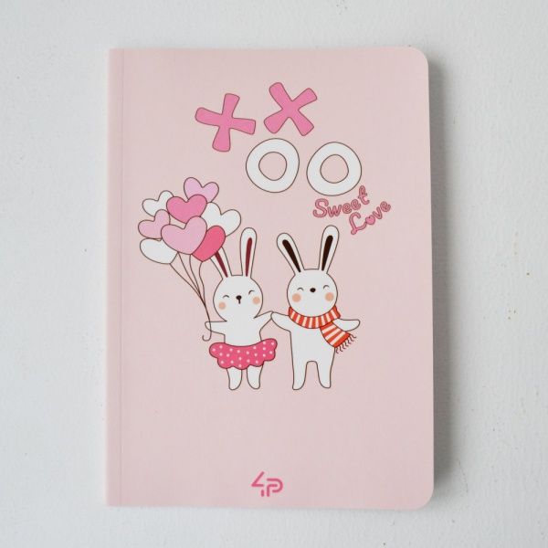 Блокнот Sweet love note rebbits А5 40 арк. Profiplan