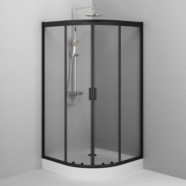 Душевое ограждение AM.PM Gem 1/4 Round 100x100 W90UG-401-100BT