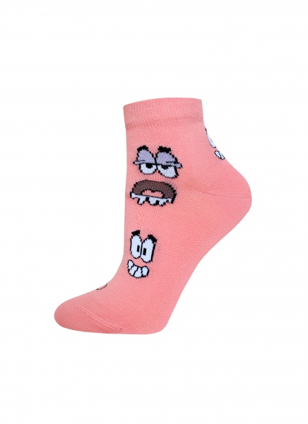 Шкарпетки жіночі Брестские 1146 Spongebob (укорочені) 447 р.23 персик