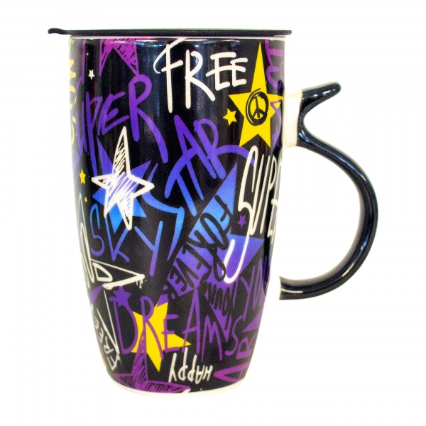 Чашка с крышкой Freestyle 420 мл 21-279-118 Keramia