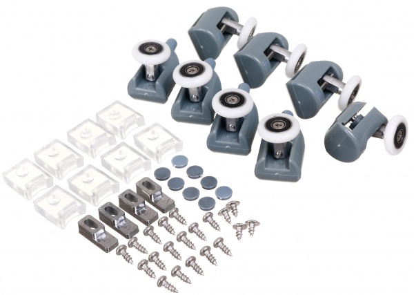 Комплект роликов GM к гидромассажному боксу SV 37мм (верхние одинарные/нижние одинарные)