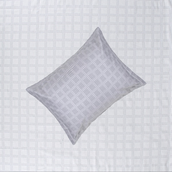 Комплект постільної білизни Грумант євро сірий Homeline 