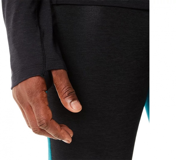 Футболка Asics WINTER RUN LS TOP 2011C399-001 р.S чорний