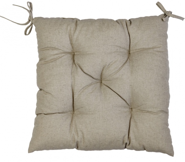 Подушка на стілець Sun 40х40 см бежевий Прованс