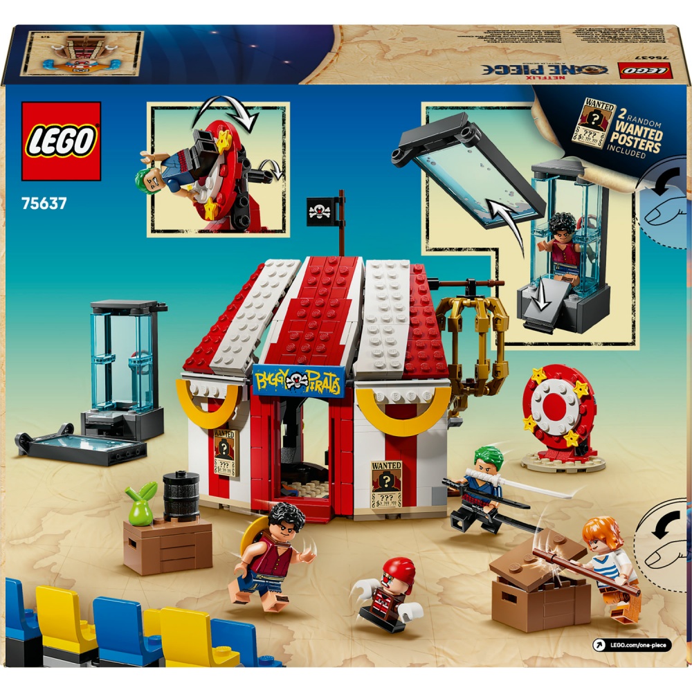 Конструктор LEGO ONE PIECE Цирковая палатка клоуна Багги 75637