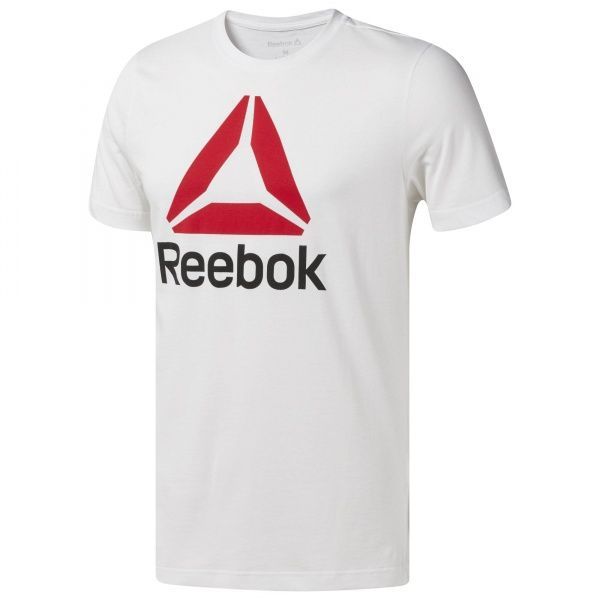 Футболка Reebok QQR- Reebok Stacked CW5367 XL белый