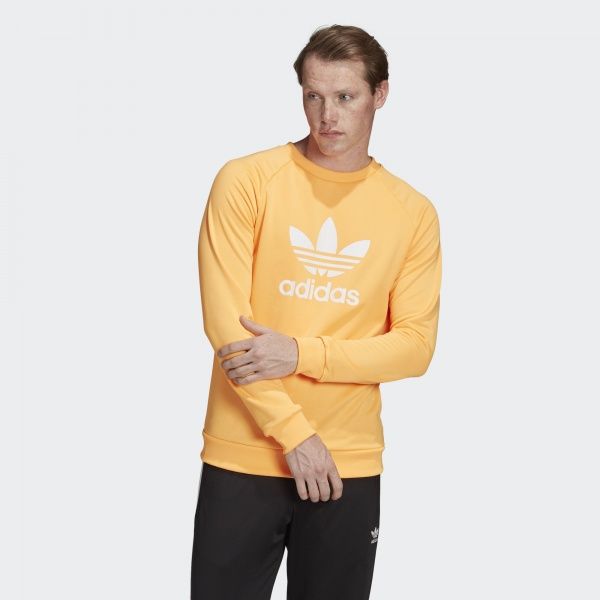 Джемпер Adidas TREFOIL CREW EJ9679 р. M помаранчевий