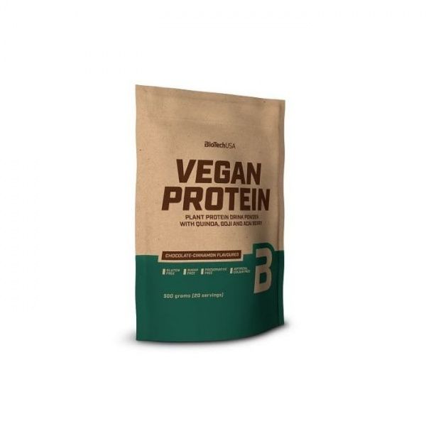 Протеїн BioTech Vegan Protein кава 0,5 кг 
