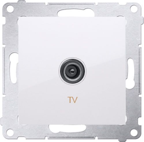 Розетка TV Simon Premium білий DAK1.01/11