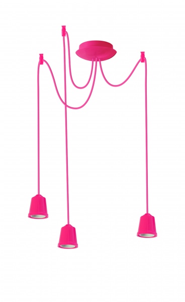 Подвес ERKA 323 3x60 Вт E27 розовый 323006 