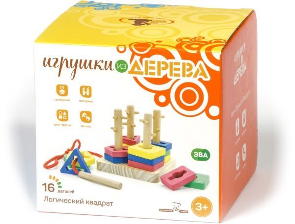 Развивающий центр Lucy&Leo Логический квадрат