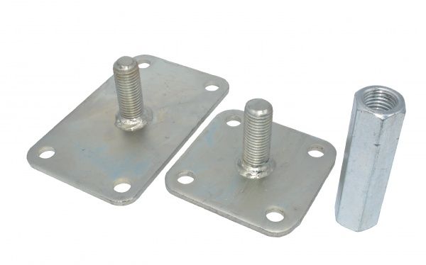 Регульована опора h130-200, 100х 100x6,5 мм 1 шт. 