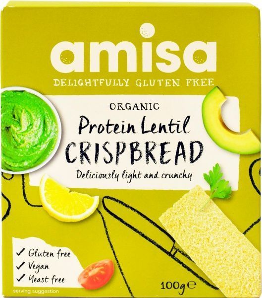 Хлібці AMISA з Сочевицею Органік 100 г (8000019521255)
