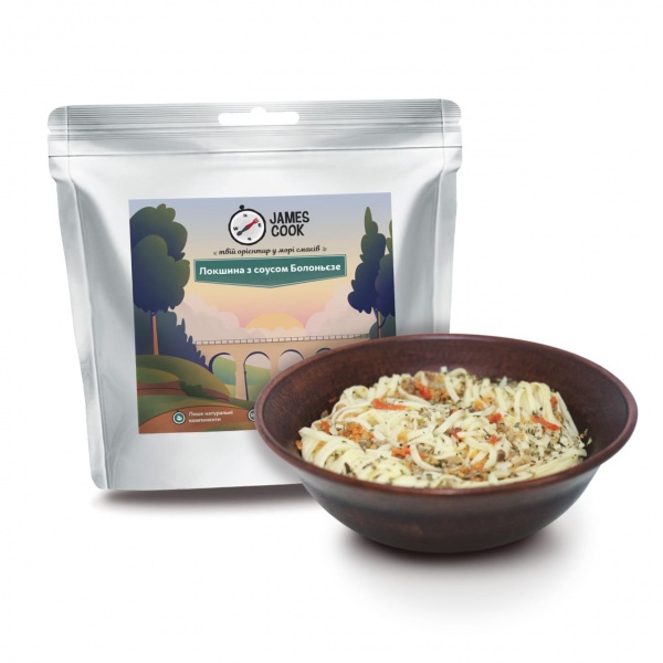 Локшина James Cook з соусом болоньєзе