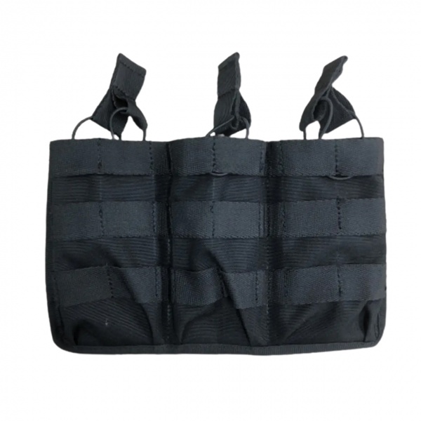 Подсумок UkrCossacks ПОД МАГАЗИНЫ AK/AR НА 3 ШТ UKRCOSSACKS ЧЕРНЫЙ