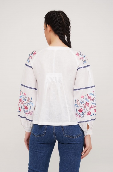 Вишиванка Галерея льону Сабіна р. 40 білий 9186/40/101