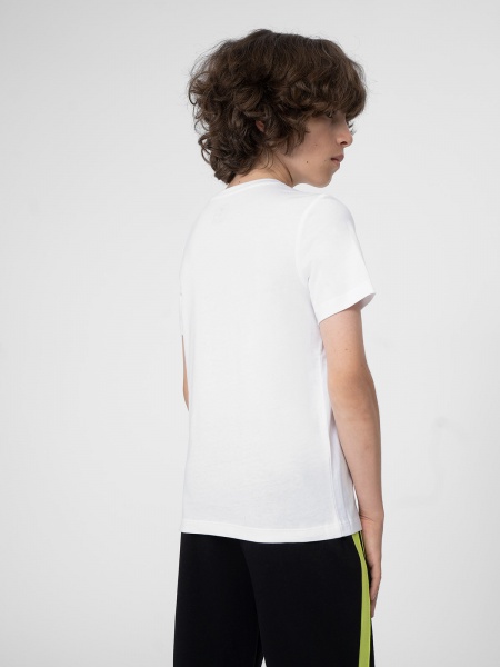 Футболка 4F 4FJSS23TTSHM322-10S р.122 білий