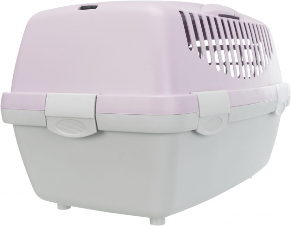 Переноска Trixie Capri 1 XS 32 x 31 x 48 см светло-серая с лиловым 39813 