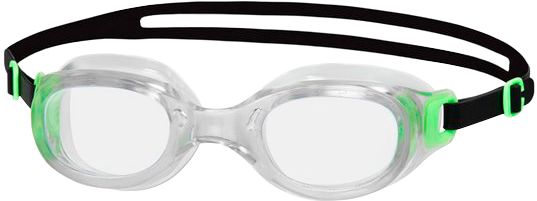 Очки для плавания Speedo 8-10898B568 Futura Classic 8-10898B568 one size черный с зеленым