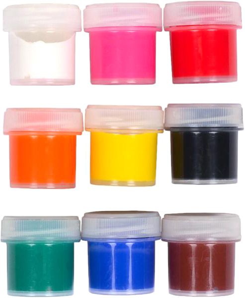 Фарби гуашеві CRAFT&JOY 221032/Cr 9 кольорів Western Industrial Group