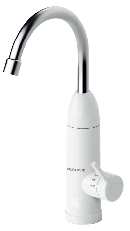 Електроводонагрівач проточний Grunhelm EWH-1X-3FPP-LED