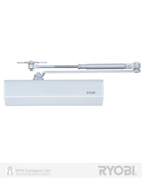 Доводчик дверний RYOBI D-2055V BC UNIV срібний 100 кг