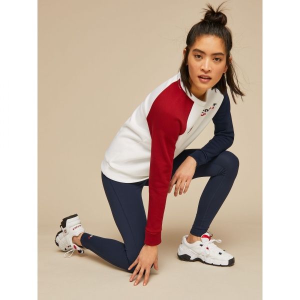 Джемпер Tommy Hilfiger FLEECE CREW NECK S10S100358100 р. S белый