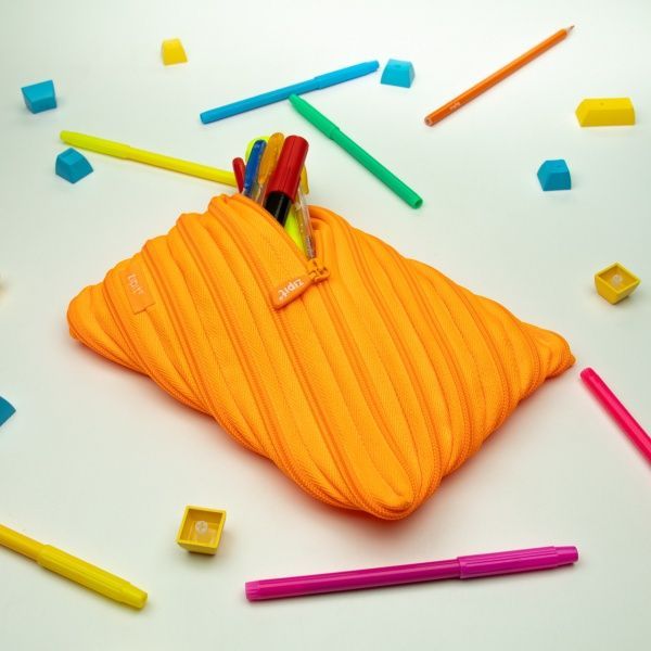Пенал-косметичка Neon Jumbo Crazy Orange ZTJ-NN-4 Zipit помаранчевий