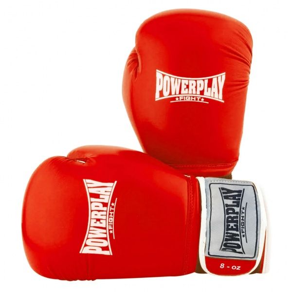 Боксерские перчатки PowerPlay р. 8 8oz 3019 красный