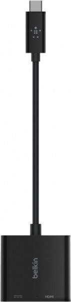 Адаптер Belkin USB Type-C – HDMI чорний (AVC002BTBK) USB-C - HDMI 60W PD, black 