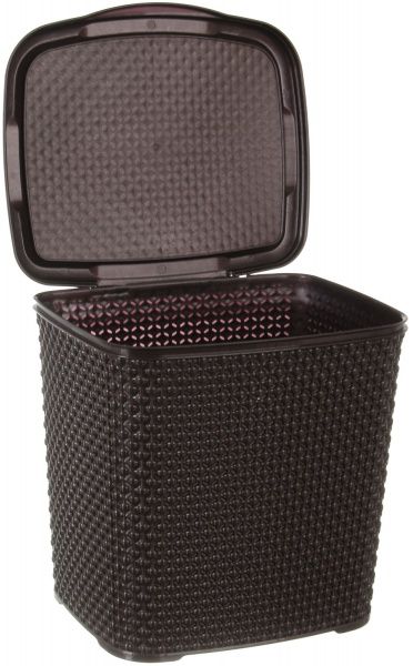 Кошик універсальний пластиковий N010 6.2 л коричневий 235x215x205 мм